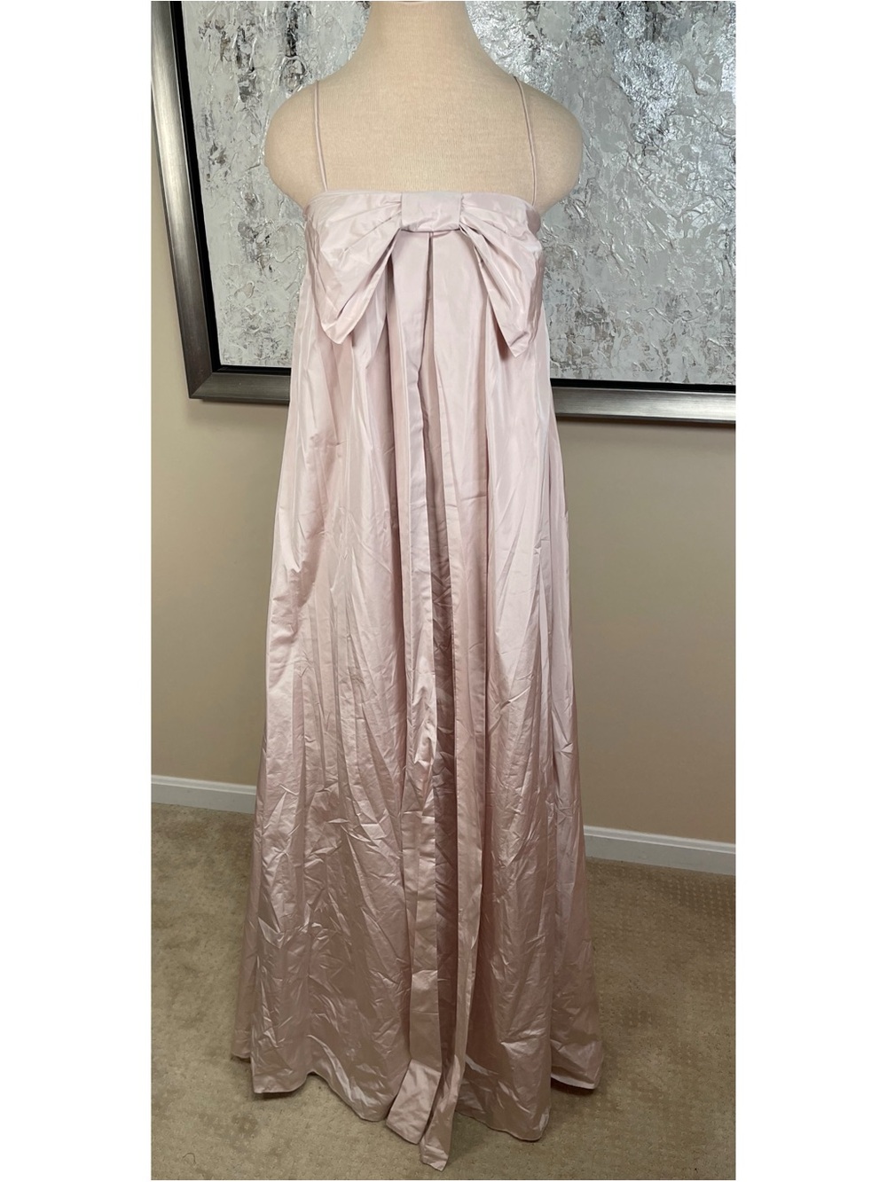 Bernadette Estelle bow embellished taffeta pink blush - Picture 4 of 11